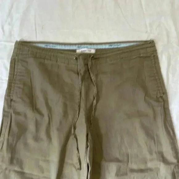 Zara TRF Capri Crop Pants Drawstring waist and bottom Size Medium - Picture 2 of 7